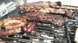 Rico asado argentino