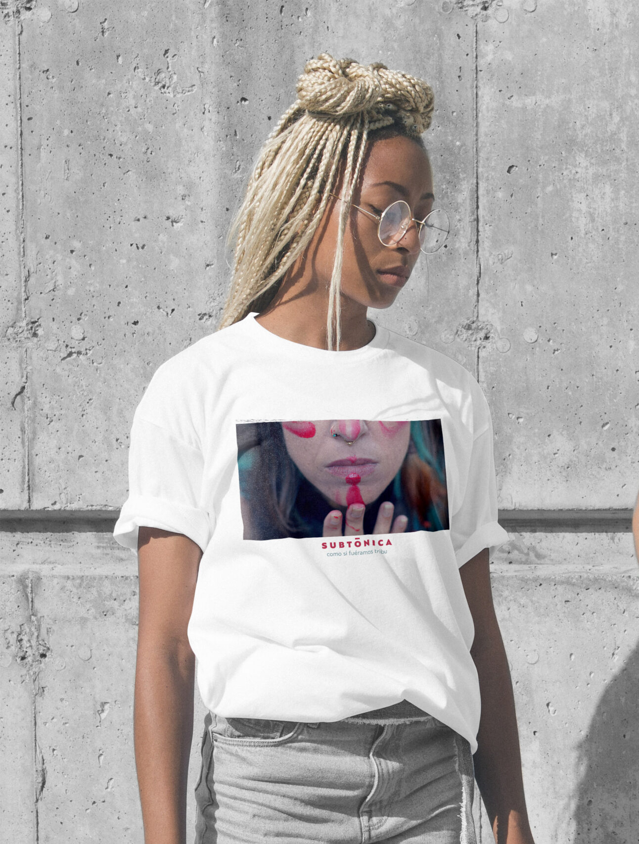 Camiseta BLANCA "Como si Fuéramos Tribu"