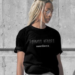 Camiseta NEGRA "Fuimos Héroes"